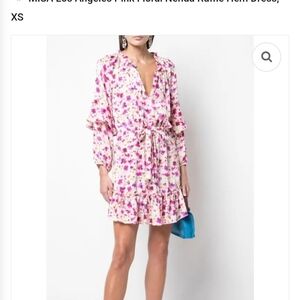 Misa LA Darla Floral Dress Long Sleeve Medium